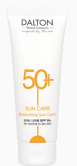 DALTON MOISTURIZING SUN CREAM SPF 50+  1x75 ml - vodootporna zaštita protiv sunca, bez bijelih tragova
